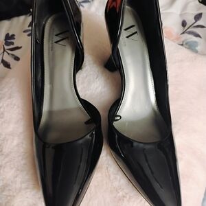 Worthington Black Patent Heels